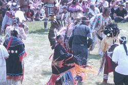 Visionnement d'un petit film : le pow wow