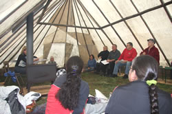 Location d'un Shaputuan (grand tente)